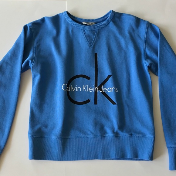 blue calvin klein jumper